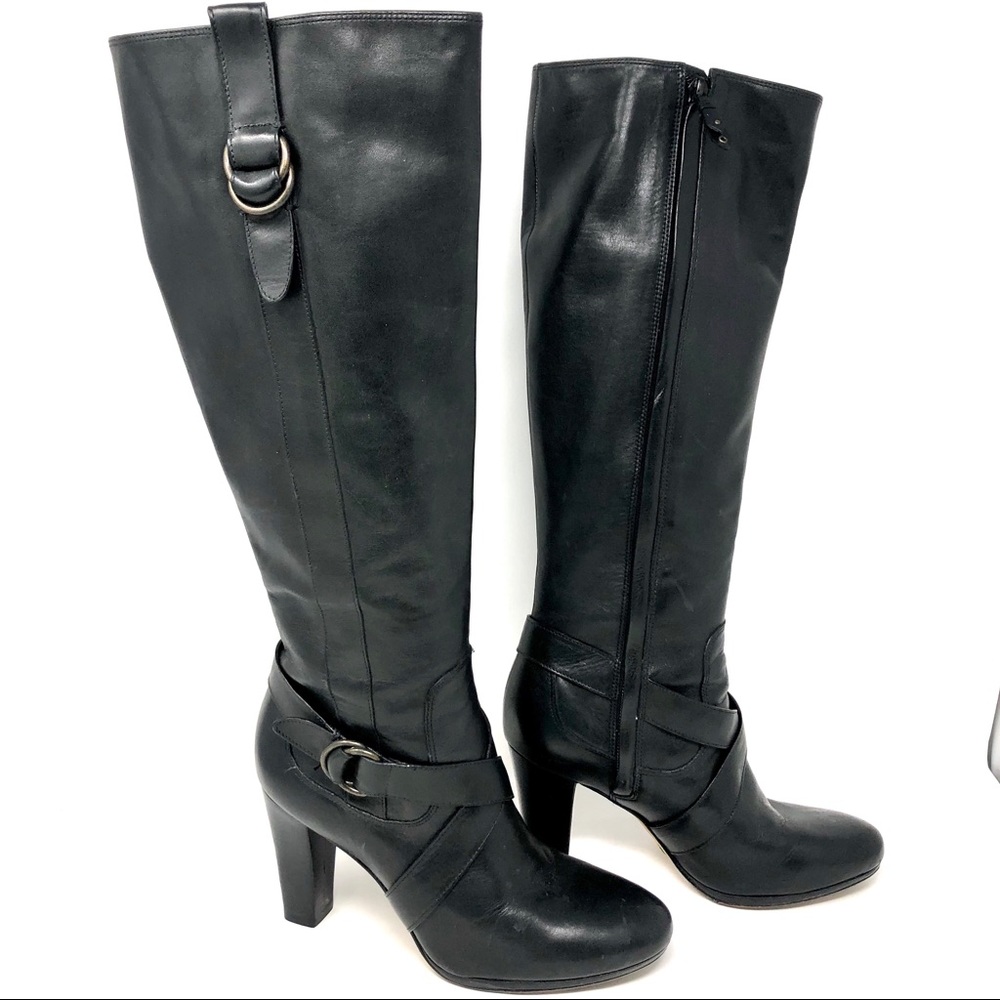 Cole Haan Nike Air Insole Leather Knee High Boot 7